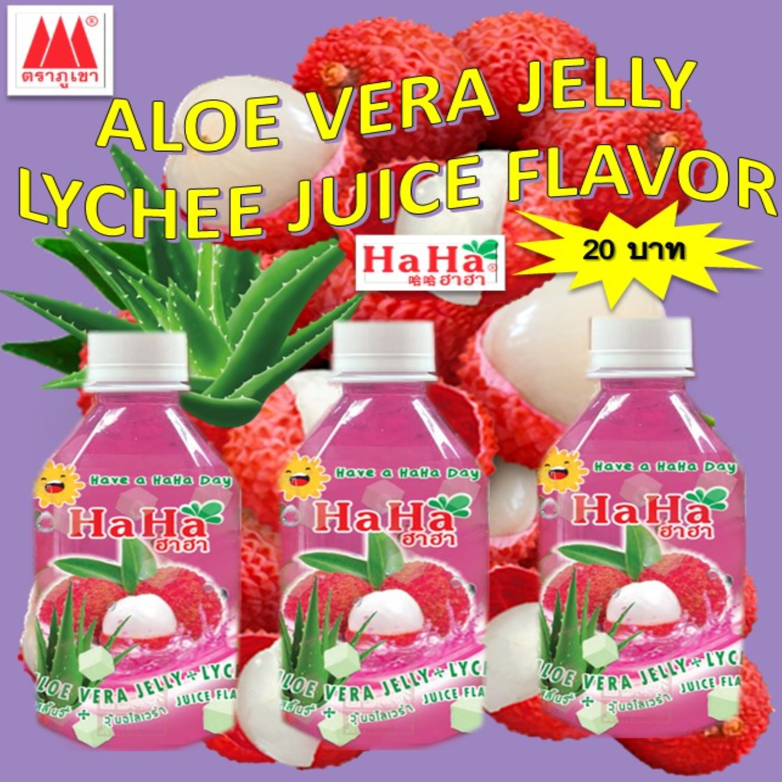 Buy Aloe Vera Jelly Juice Lychee Flavor at Best Prices Online on  Thaitrade.com