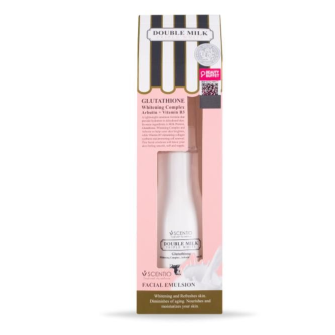 Buy SCENTIO DOUBLE MILK TRIPLE WHITE FACIAL EMULSION at Best Prices Online  on Thaitrade.com
